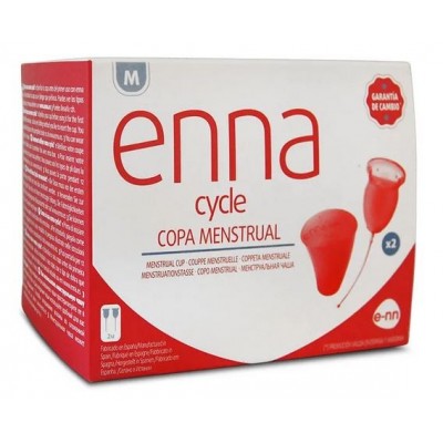 Comprar ENNA CYCLE COPA MENSTRUAL T- M 2 UNIDADES al mejor precio en NuestraFarma, tu farmacia online