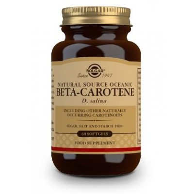 Comprar SOLGAR BETA CAROTENO OCEANICO 7MG 60 CAPSULAS BLANDAS al mejor precio en NuestraFarma, tu farmacia online