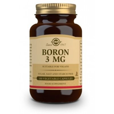 Comprar SOLGAR BORO 3MG 100 CAPSULAS VEGETALES al mejor precio en NuestraFarma, tu farmacia online