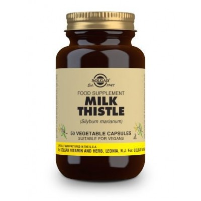Comprar SOLGAR CARDO MARIA 50 CAPSULAS VEGETALES al mejor precio en NuestraFarma, tu farmacia online