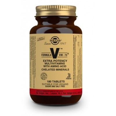 Comprar SOLGAR FORMULA VM-75 180 COMPRIMIDOS al mejor precio en NuestraFarma, tu farmacia online