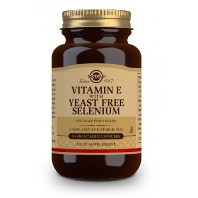 Comprar SOLGAR VITAMINA E CON SELENIO (SIN LEVADURA) 50 CAPSULAS VEGETALES al mejor precio en NuestraFarma, tu farmacia online