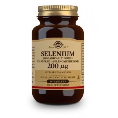 Comprar SOLGAR SELENIO 200 MCG (SIN LEVADURA) 50 COMPRIMIDOS al mejor precio en NuestraFarma, tu farmacia online