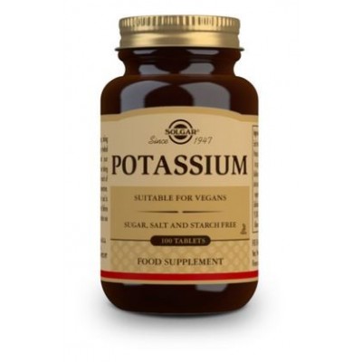 Comprar SOLGAR POTASIO GLUCONATO 100 COMPRIMIDOS al mejor precio en NuestraFarma, tu farmacia online