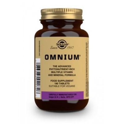Comprar SOLGAR OMNIUM 180 COMPRIMIDOS al mejor precio en NuestraFarma, tu farmacia online