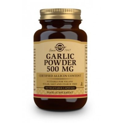 Comprar SOLGAR AJO EN POLVO 500MG 90 CAPSULAS VEGETALES al mejor precio en NuestraFarma, tu farmacia online