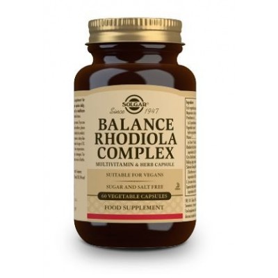 Comprar SOLGAR BALANCE RODIOLA COMPLEX 60 CAPSULAS VEGETALES al mejor precio en NuestraFarma, tu farmacia online