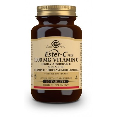 Comprar SOLGAR ESTER-C PLUS VITAMINA C 1000MG 30 COMPRIMIDOS al mejor precio en NuestraFarma, tu farmacia online