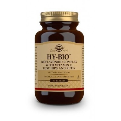 Comprar SOLGAR HY-BIO 500MG BIOFLAVONOIDE COMPLEX 50 COMPRIMIDOS al mejor precio en NuestraFarma, tu farmacia online
