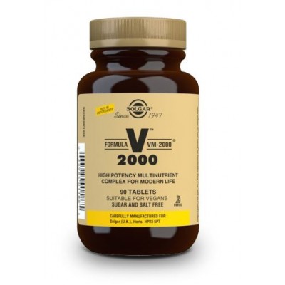 Comprar SOLGAR FORMULA VM-2000 90 COMPRIMIDOS al mejor precio en NuestraFarma, tu farmacia online