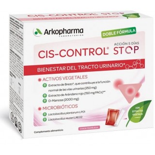 CIS CONTROL STOP 15 SOBRES (10 SOBRES 4 G + 5 STICKS 1.5 G)