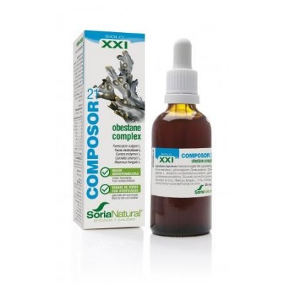 Comprar COMPOSOR 21 OBESTANE COMPLEX SORIA NATURAL 50 ML al mejor precio en NuestraFarma, tu farmacia online
