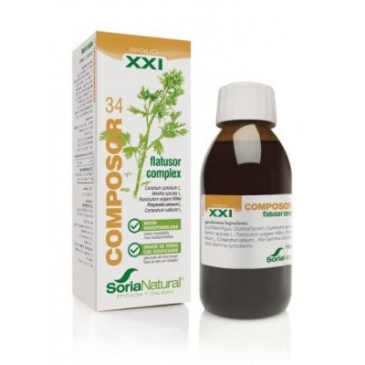 Comprar COMPOSOR 34 FLATUSOR COMPLEX SORIA NATURAL 100 ML al mejor precio en NuestraFarma, tu farmacia online