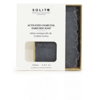Comprar SOLITO JABON ENRIQUECIDO DE CARBON ACTIVO 100 G al mejor precio en NuestraFarma, tu farmacia online