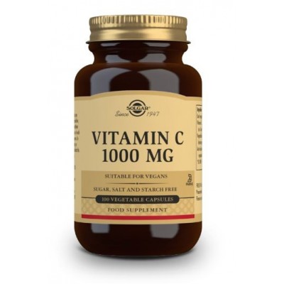 Comprar SOLGAR VITAMINA C 1000MG 100 CAPSULAS VEGETALES al mejor precio en NuestraFarma, tu farmacia online