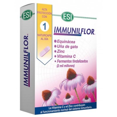 Comprar IMMUNILFLOR 30 NATURCAPS al mejor precio en NuestraFarma, tu farmacia online
