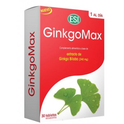 Comprar GINKGOMAX 30 TABLETAS al mejor precio en NuestraFarma, tu farmacia online