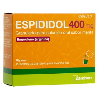 ESPIDIDOL 400 MG 20 SOBRES GRANULADO PARA SOLUCION ORAL (SABOR MENTA)