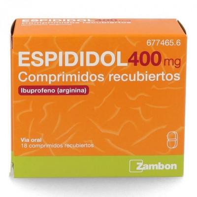 Comprar ESPIDIDOL 400 MG 18 COMPRIMIDOS RECUBIERTOS al mejor precio en NuestraFarma, tu farmacia online