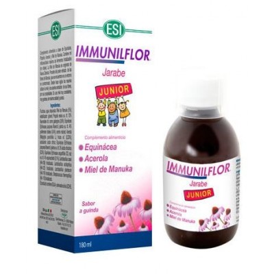 Comprar IMMUNILFLOR JUNIOR JARABE 180 ML al mejor precio en NuestraFarma, tu farmacia online