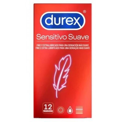 Comprar DUREX SENSITIVO SUAVE PRESERVATIVOS 12 UNIDADES al mejor precio en NuestraFarma, tu farmacia online