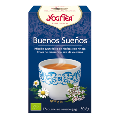 Comprar YOGI TEA BIOLOGICO BUENOS SUEÑOS 17 BOLSITAS al mejor precio en NuestraFarma, tu farmacia online