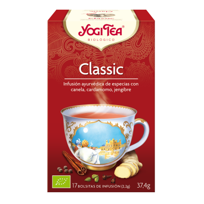 Comprar YOGI TEA BIOLOGICO CLASSIC 17 BOLSITAS al mejor precio en NuestraFarma, tu farmacia online