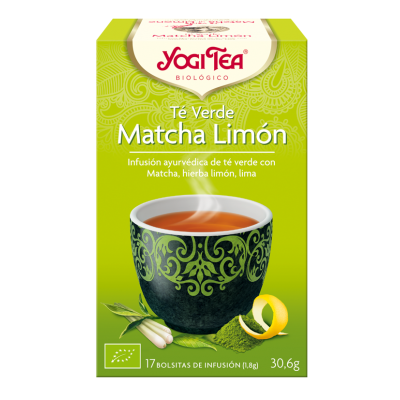 Comprar YOGI TEA BIOLOGICO TE VERDE MATCHA LIMON 17 BOLSITAS al mejor precio en NuestraFarma, tu farmacia online