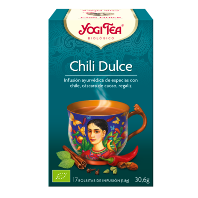 Comprar YOGI TEA BIOLOGICO CHILI DULCE 17 BOLSITAS al mejor precio en NuestraFarma, tu farmacia online