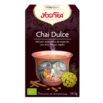 Comprar YOGI TEA BIOLOGICO CHAI DULCE 17 BOLSITAS al mejor precio en NuestraFarma, tu farmacia online