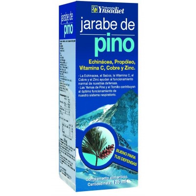 Comprar JARABE DE PINO YNSADIET 125 ML al mejor precio en NuestraFarma, tu farmacia online