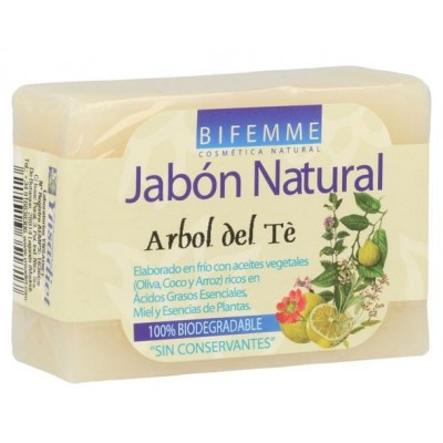 Comprar JABON DE ARBOL DE TE BIFEMME 100 G al mejor precio en NuestraFarma, tu farmacia online
