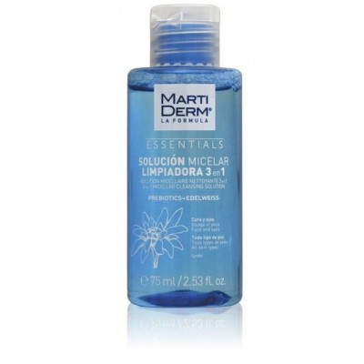 Comprar MARTIDERM SOLUCION MICELAR LIMPIADORA 3 EN 1 75 ML al mejor precio en NuestraFarma, tu farmacia online