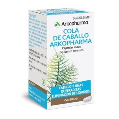 Comprar COLA DE CABALLO ARKOPHARMA 190 MG 50 CAPSULAS al mejor precio en NuestraFarma, tu farmacia online