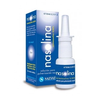 NASOLINA 0,5 mg/ml SOLUCION PARA PULVERIZACION NASAL 1 FRASCO 20 ml