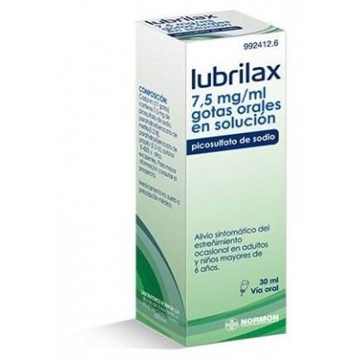 Comprar LUBRILAX 7,5 MG/ML GOTAS ORALES EN SOLUCION 1 FRASCO 30 ML al mejor precio en NuestraFarma, tu farmacia online