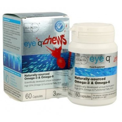 Comprar EYE-Q CHEWS 60 CAPSULAS MASTICABLES SABOR FRESA al mejor precio en NuestraFarma, tu farmacia online