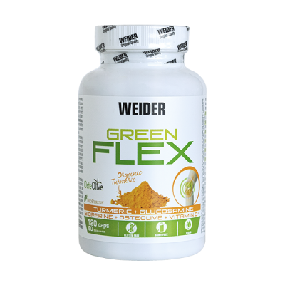 Comprar WEIDER GREEN FLEX 120 CAPSULAS al mejor precio en NuestraFarma, tu farmacia online