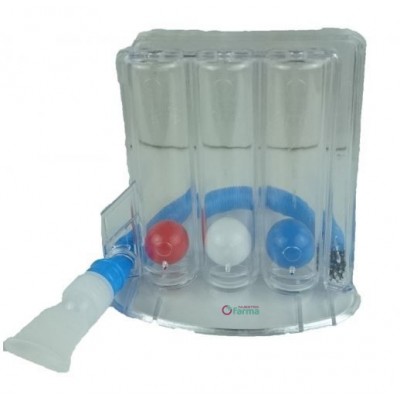 Comprar ESPIROMETRO 3 BOLAS EJERCITADOR RESPIRATORIO al mejor precio en NuestraFarma, tu farmacia online