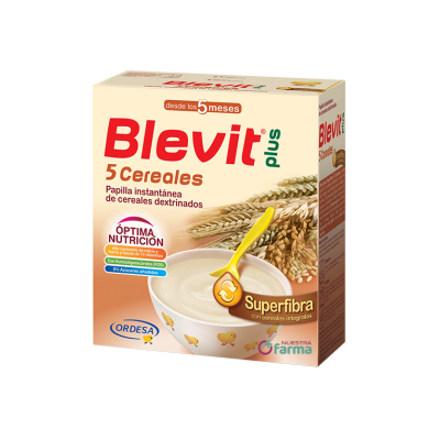 Comprar BLEVIT PLUS SUPERFIBRA 5 CEREALES 600 G al mejor precio en NuestraFarma, tu farmacia online
