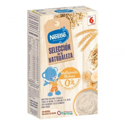 Comprar NESTLE CEREALES SELECCION DE LA NATURALEZA MULTICEREALES PLATANO 330 G al mejor precio en NuestraFarma, tu farmacia online
