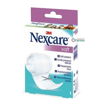 Comprar 3M NEXCARE SOFT TIRAS PROTECTORAS SUAVES APOSITO 1M X 8 CM al mejor precio en NuestraFarma, tu farmacia online