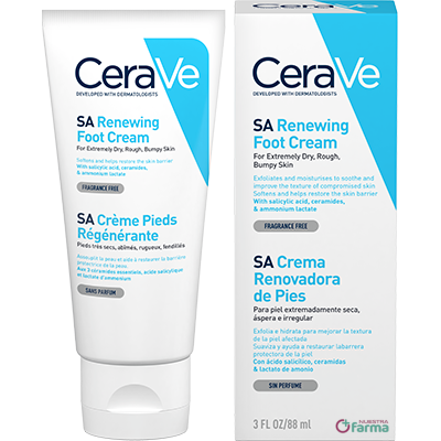 Comprar CERAVE CREMA RENOVADORA DE PIES 88 ML al mejor precio en NuestraFarma, tu farmacia online
