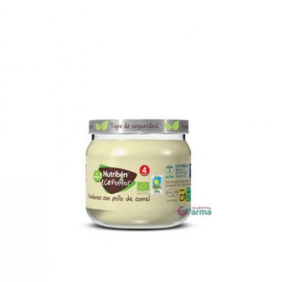 Comprar NUTRIBEN ECOPOTITO INICIO A LA CARNE POLLO DEL CORRAL CON VERDURAS 120 G al mejor precio en NuestraFarma, tu farmacia online