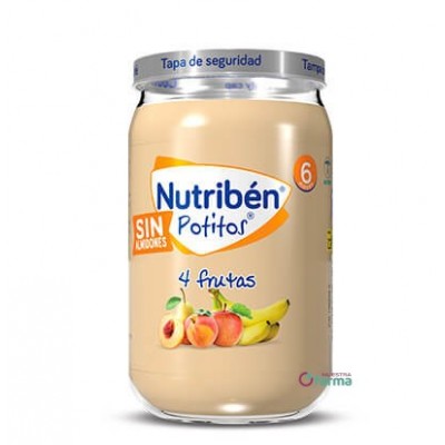 Comprar NUTRIBEN POTITO 4 FRUTAS 235 G al mejor precio en NuestraFarma, tu farmacia online