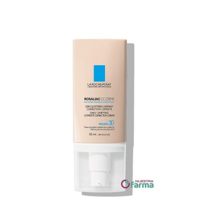 Comprar LA ROCHE-POSAY ROSALIAC CC CREAM 50 ML al mejor precio en NuestraFarma, tu farmacia online