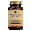 SOLGAR BROMELINA 300MG 60 CAPSULAS VEGETALES
