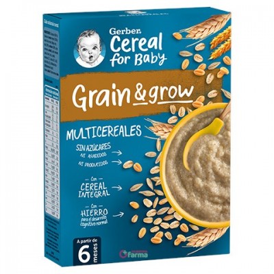 Comprar GERBER MULTICEREALES 0% AZUCARES 250 G al mejor precio en NuestraFarma, tu farmacia online