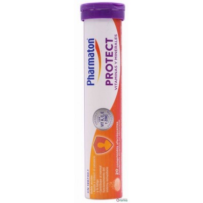 Comprar PHARMATON PROTECT 20 COMPRIMIDOS EFERVESCENTES al mejor precio en NuestraFarma, tu farmacia online