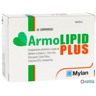 Comprar ARMOLIPID PLUS 30 COMPRIMIDOS al mejor precio en NuestraFarma, tu farmacia online